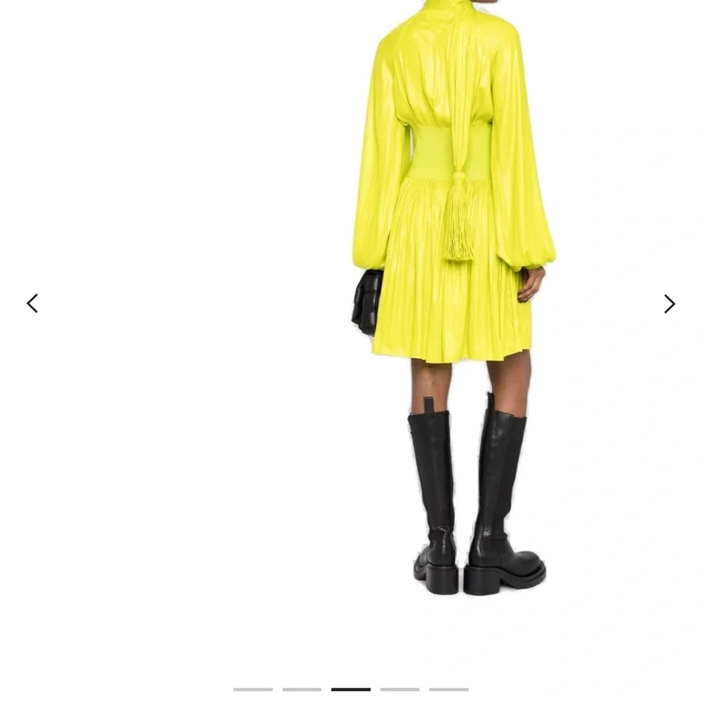 NWT Bottega Veneta Lime Green Women's Dress - Picture 7 of 8